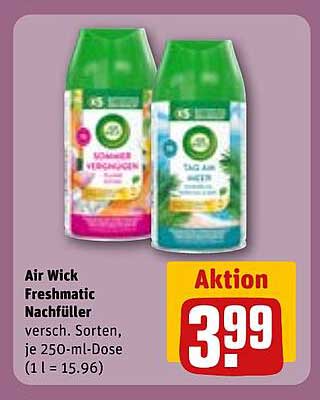 Air Wick Freshmatic Nachfüller - verschiedene Sorten 250-ml-Dose