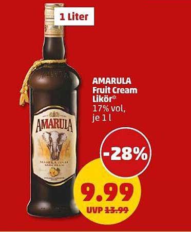 AMARULA Fruit Cream Likör – 1 Liter