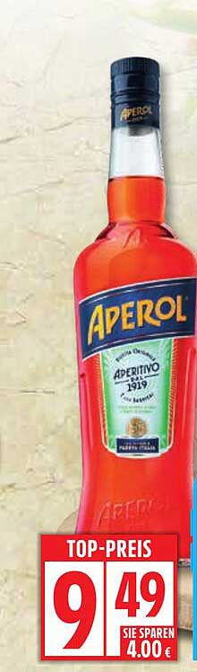 Aperol Aperitivo 0,7L – Top-Preis!