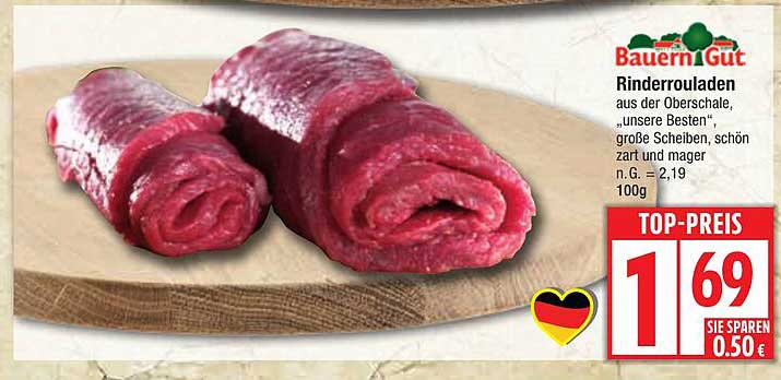 Bauern Gut Rinderrouladen aus der Oberschale, - unsere Besten!