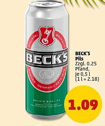BECK'S Pils 0,5 l
