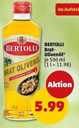 BERTOLLI Brat-Olivenöl* je 500 ml - Aktion