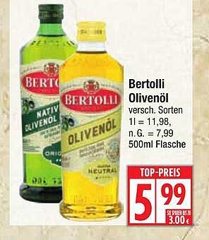 Bertolli Olivenöl 500ml (versch. Sorten)