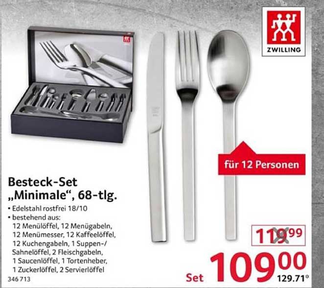 Besteck-Set „Minimale“, 68-tlg.