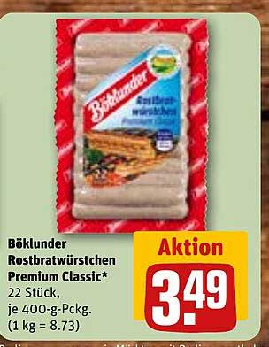 Böklunder Rostbratwürstchen Premium Classic 22 Stück