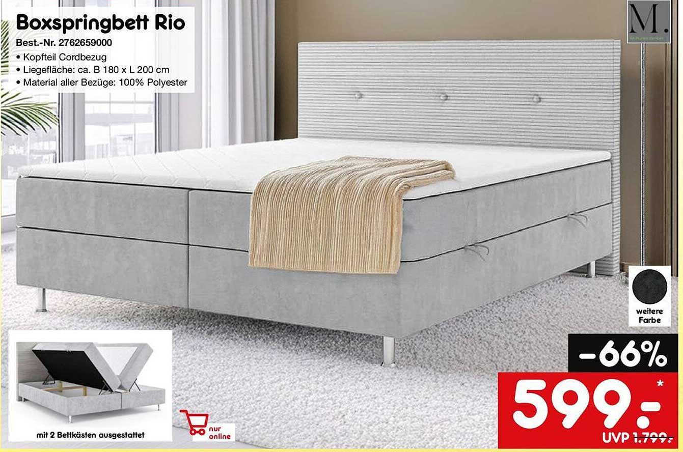 Boxspringbett Rio