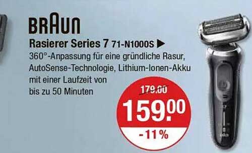 BRAUN Rasierer Series 7 71-N1000S