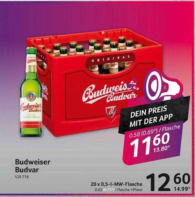 Budweiser Budvar 20 x 0,5l