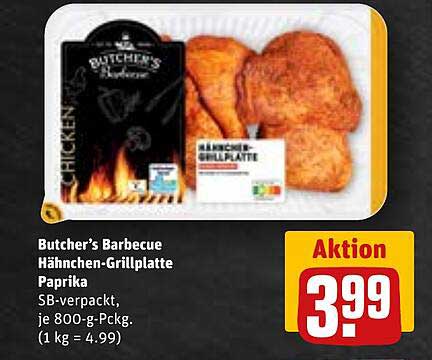 Butcher's Barbecue Hähnchen-Grillplatte Paprika