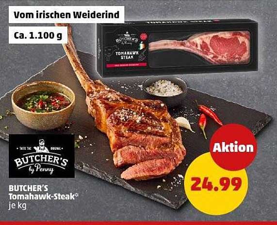 BUTCHER'S Tomahawk-Steak vom irischen Weiderind