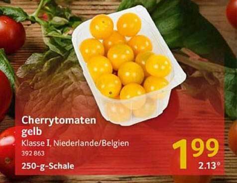 Cherrytomaten gelb 250-g-Schale