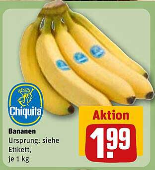 Chiquita Bananen, je 1 kg