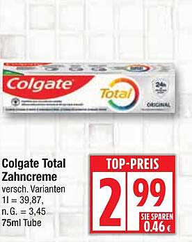 Colgate Total Zahnpasta 75ml