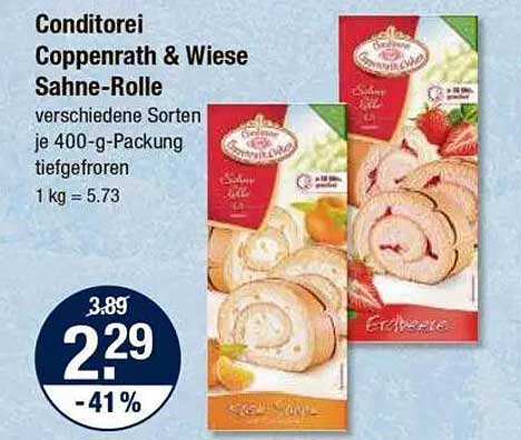 Conditorei Coppenrath & Wiese Sahne-Rolle 400-g-Packung