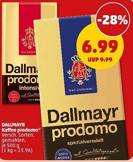 Dallmayr Prodomo Kaffee 500 g