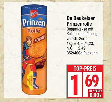 De Beukelaer Prinzenrolle Schoko