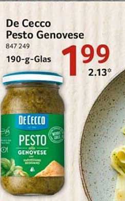 De Cecco Pesto Genovese 190-g-Glas