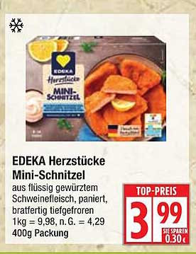 EDEKA Herzstücke Mini-Schnitzel 400 g