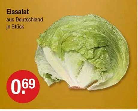 Eissalat aus Deutschland je Stück