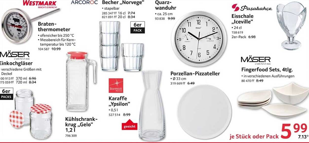 Fingerfood Sets, 4tlg. in verschiedenen Ausführungen
