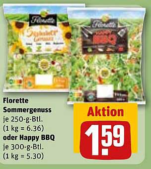 Florette Sommergenuss oder Happy BBQ - Frische für jede Gelegenheit!