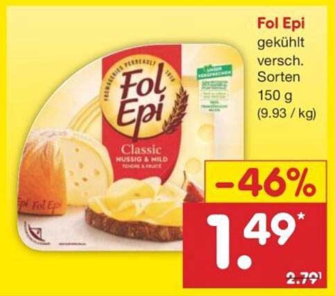 Fol Epi Käse 150 g – Lecker und Vielseitig