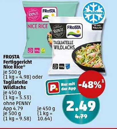 FROSTA Fertiggericht Nice Rice oder Tagliatelle Wildlachs - Jetzt im Penny-Prospekt!