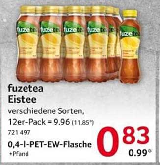 fuzetea Eistee - verschiedene Sorten im 12er-Pack
