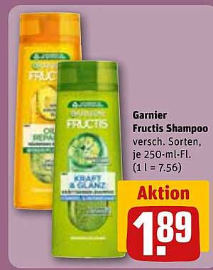 Garnier Fructis Shampoo - verschiedene Sorten, je 250-ml-Fl.