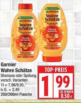 Garnier Wahre Schätze Shampoo oder Spülung – Honig Schätze