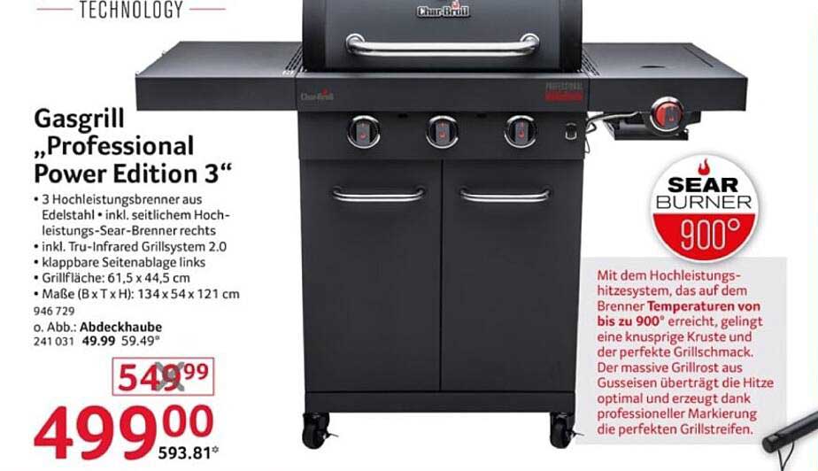 Gasgrill „Professional Power Edition 3“