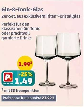 Gin-&-Tonic-Glas 2er-Set aus exklusivem Tritan®-Kristallglas