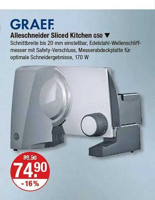 GRAEF Alles Schneider Sliced Kitchen G50