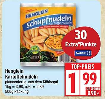 Henglein Schupfnudeln 500g Packung