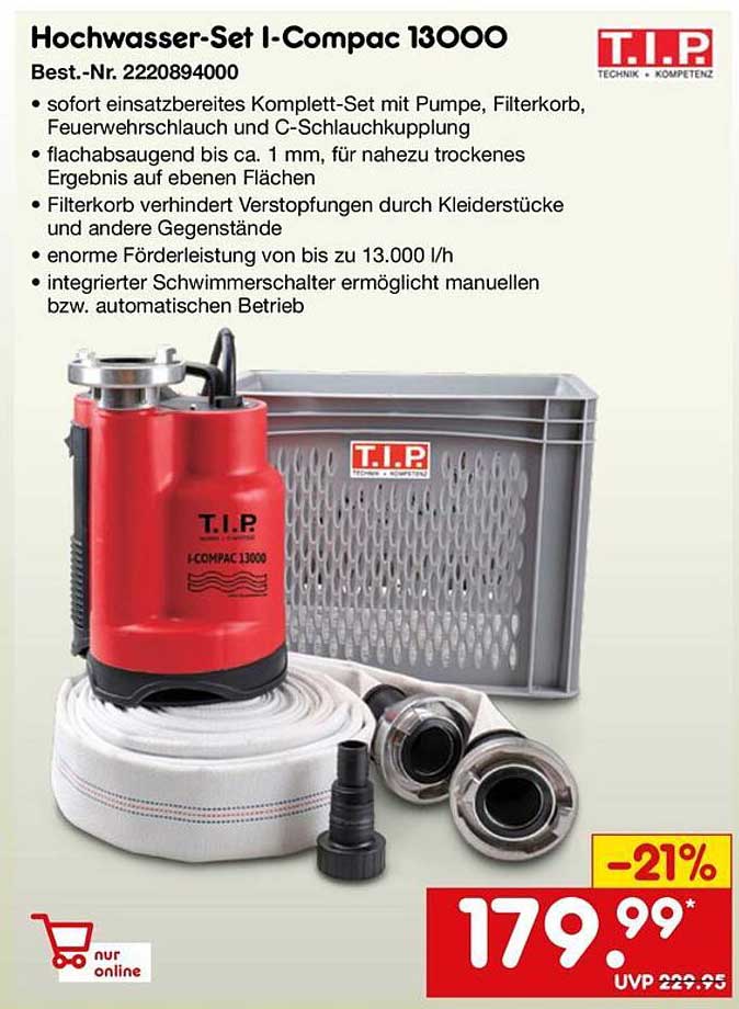 Hochwasser-Set I-Compac 13000