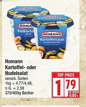 Homann Kartoffel- oder Nudelsalat
