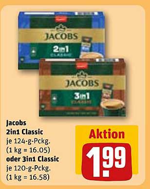 Jacobs 2in1 Classic oder 3in1 Classic – Genuss für jeden Kaffeeliebhaber