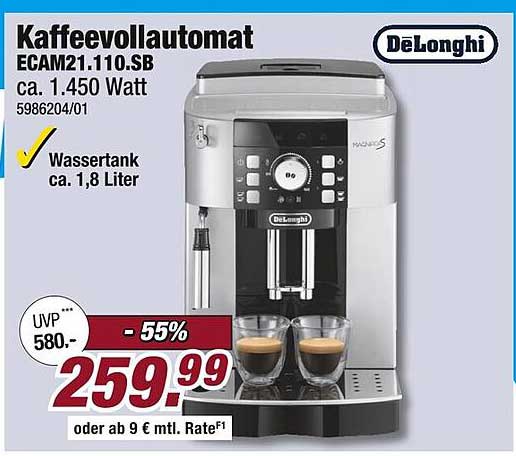 Kaffevollautomat ECAM21.110.SB von DeLonghi