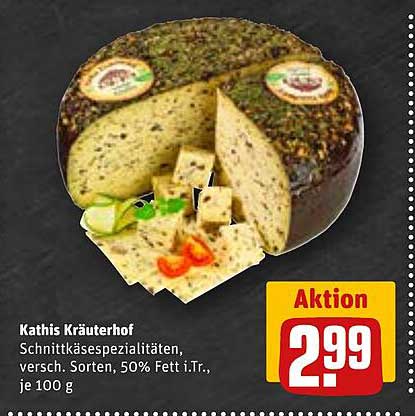 Kathis Kräuterhof Schnittkäse-Spezialitäten, verschiedenste Sorten, 50% Fett i.Tr., je 100 g