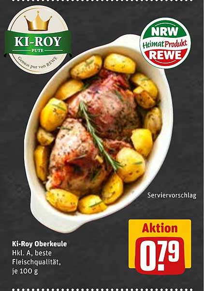 Ki-Roy Oberkeule Hkl. A, beste Fleischqualität, je 100 g