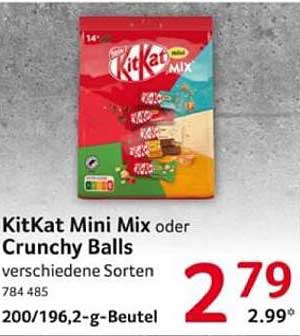 KitKat Mini Mix oder Crunchy Balls - verschiedene Sorten