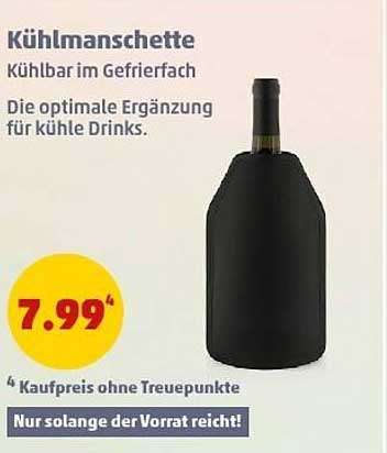 Kühlmanschette - Die optimale Ergänzung für kühle Drinks