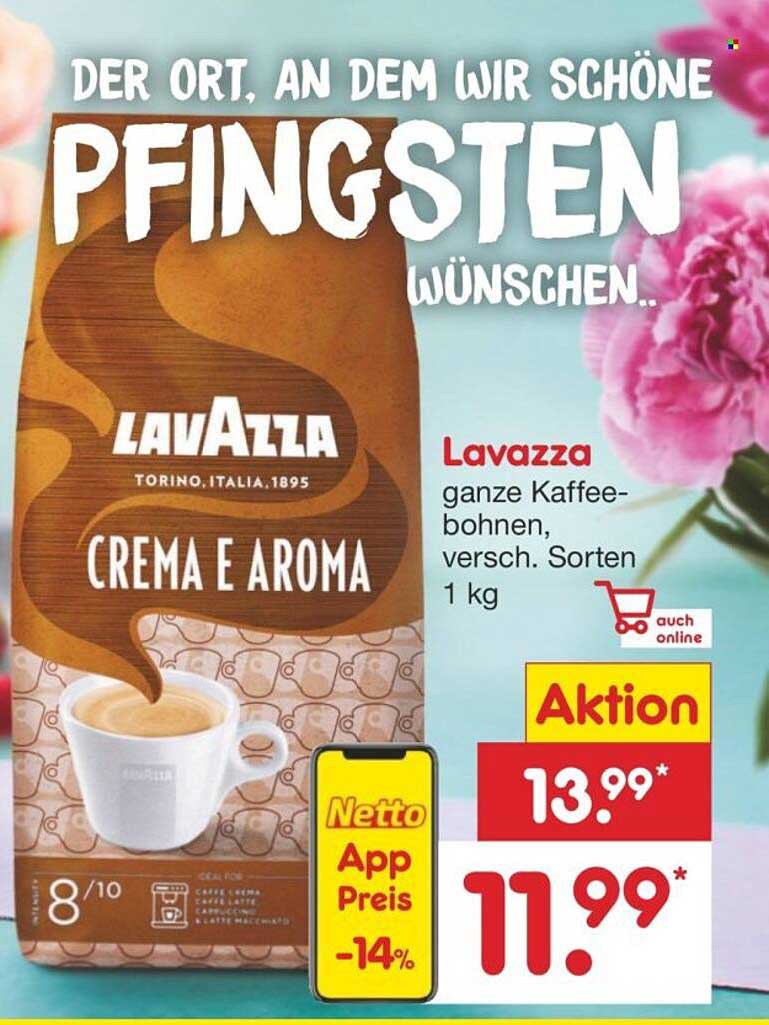 Lavazza Crema e Aroma ganze Kaffeebohnen 1 kg