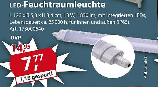 LED-Feuchtraumleuchte