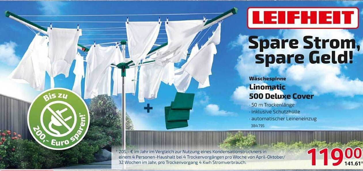 Leifheit Wäschespinne Linomatic 500 Deluxe Cover