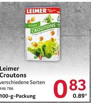 Leimer Croutons – verschiedene Sorten für den perfekten Crunch