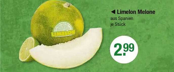 Limelon Melone aus Spanien je Stück