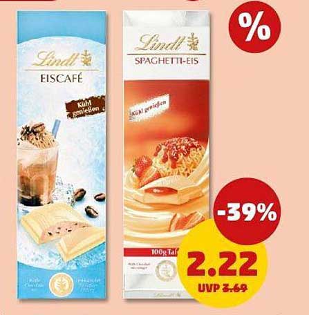 Lindt Eiscreme Eiscafé und Spaghetti-Eis