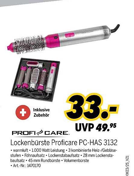 Lockenbürste Proficare PC-HAS 3132
