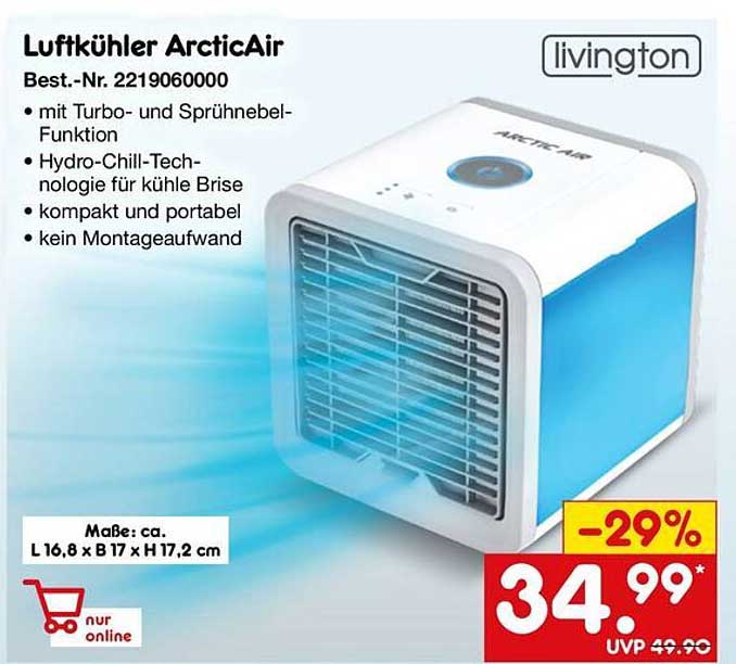 Luftkühler ArcticAir – Frische Brise für warme Tage!